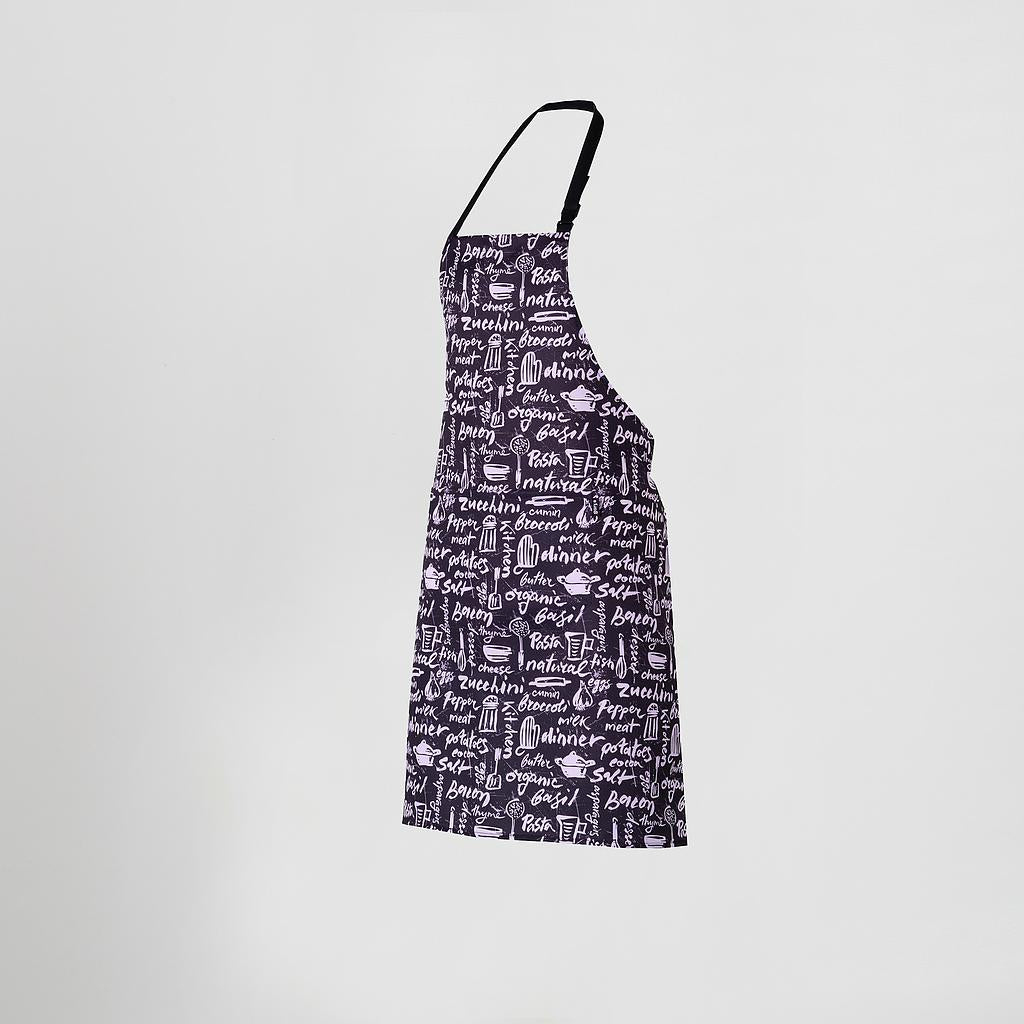 DELANTAL CON PETO ESTAMPADO 80X68 CM