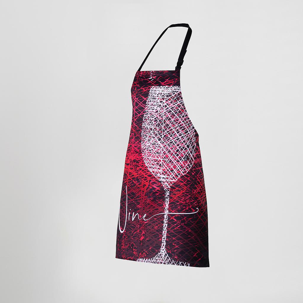 DELANTAL CON PETO ESTAMPADO 80X68 CM