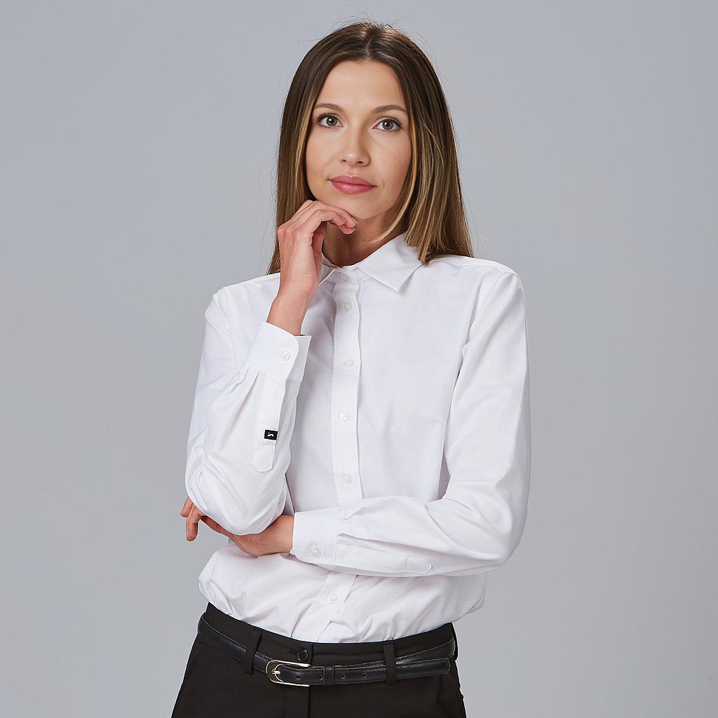 CAMISA MUJER M/L OXFORD "RED LINE"