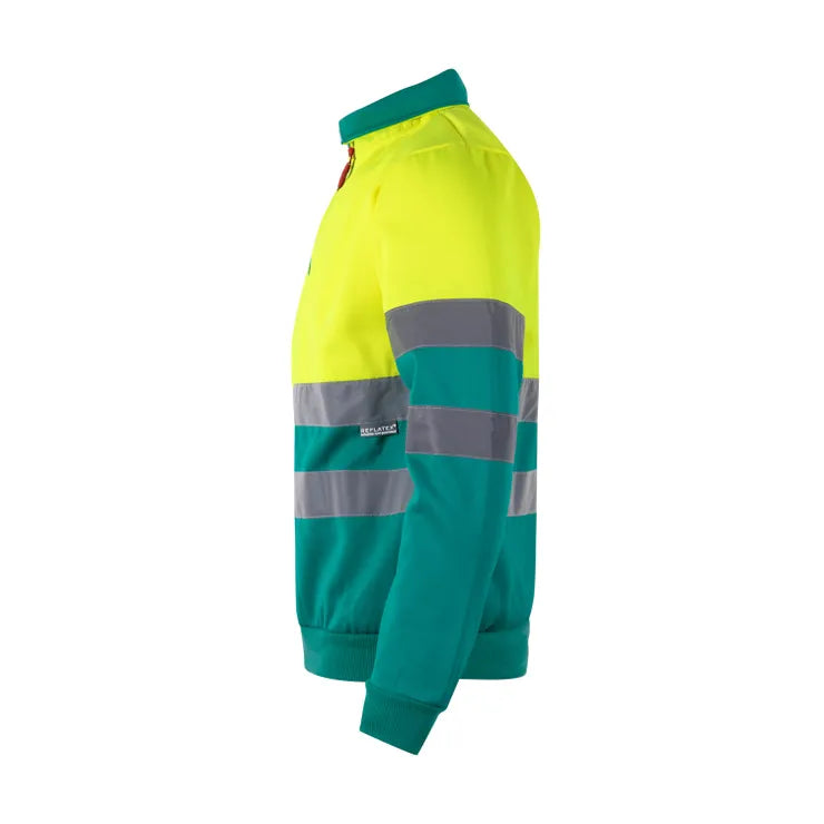 SUDADERA BICOLOR CREMALLERA AV 305701