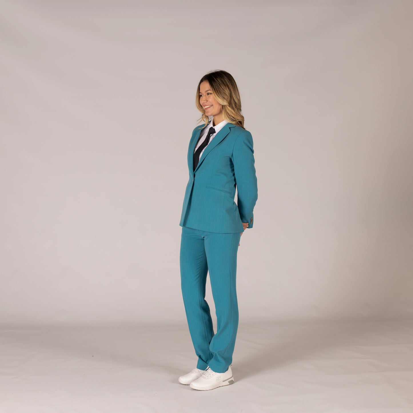 AMERICANA MUJER 1 BOTON X.LINEN