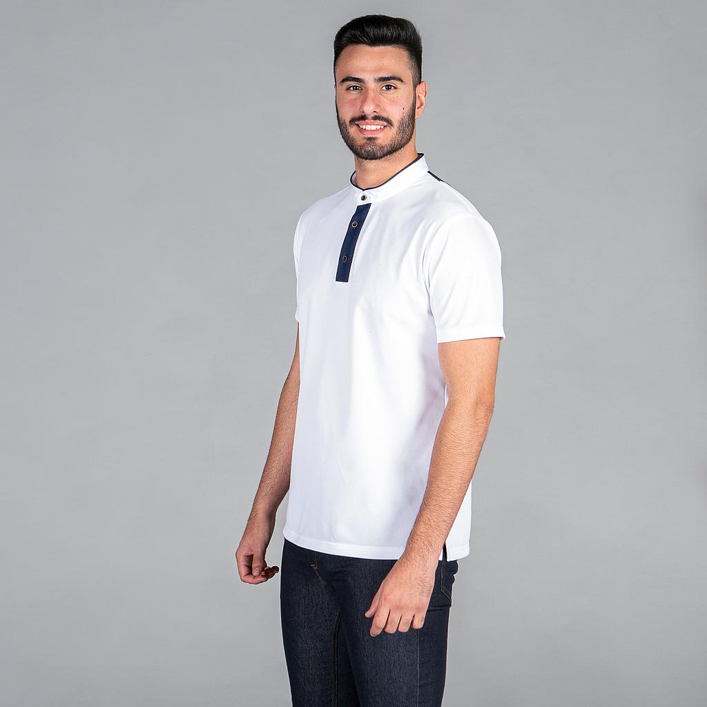 POLO HOMBRE CUELLO MAO TEJANO "RED LINE"