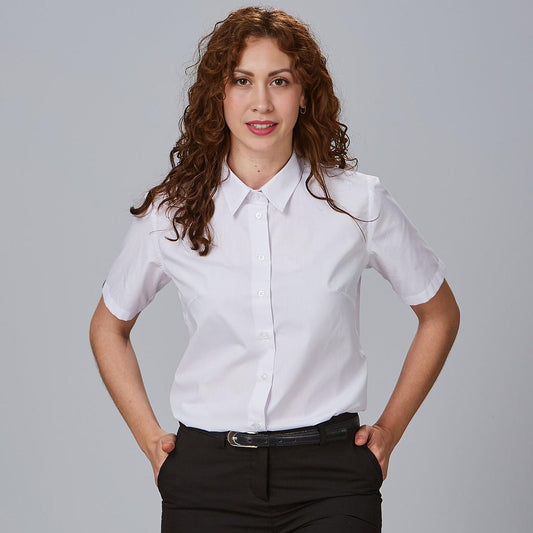 CAMISA MUJER M/C POP. "RED LINE"