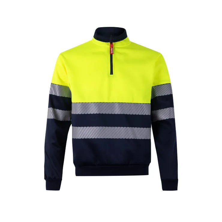 SUDADERA BICOLOR CREMALLERA RS  305703