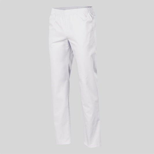 PANTALON SANITARIO SARGA BLANCA BOLS. GOMA ENTERA "RED LINE"