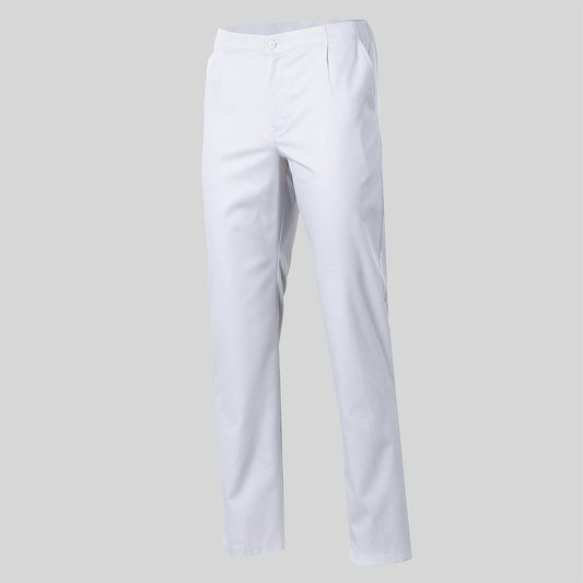 PANTALON SANITARIO SARGA BLANCA BOLSILLOS