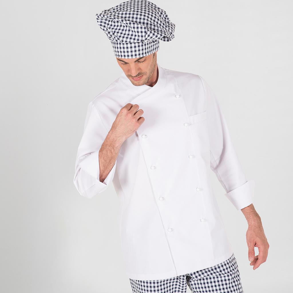 CHAQUETA COCINA UNISEX NAPOLES ANTIMANCHAS (TEFLON) M/L