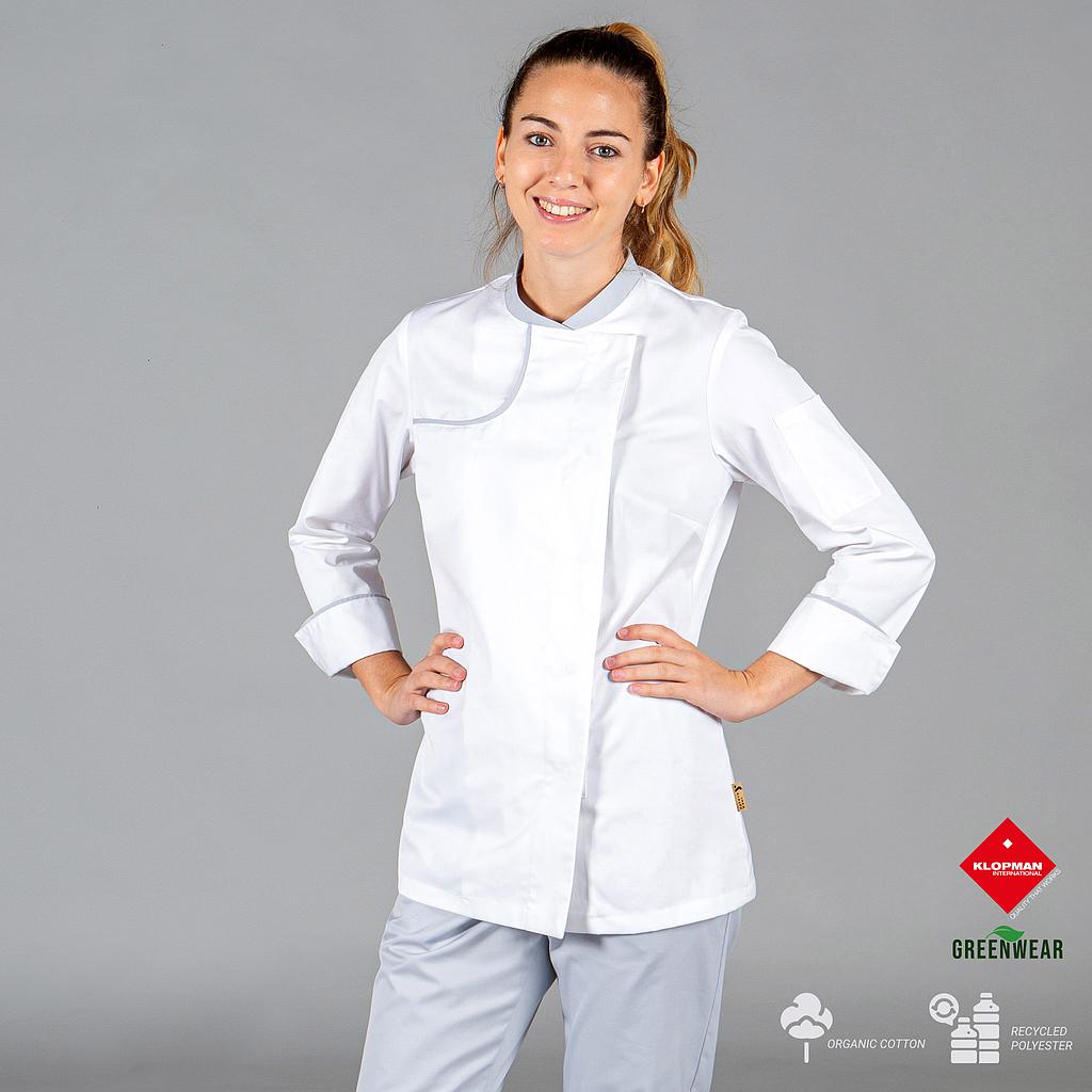 CHAQUETA COCINA MUJER ANAYA TEJIDO RECICLADO Y ORGANICO KLOPMAN